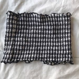 Brandy Melville Checkered Tube Top